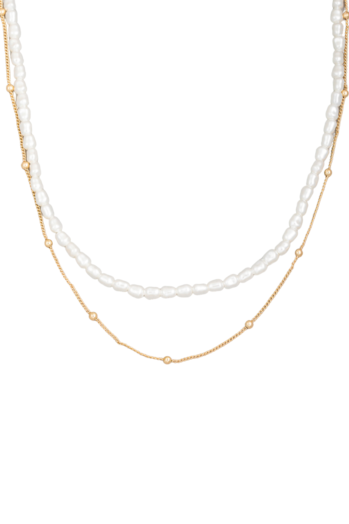 Anna Pearl Layer Necklace