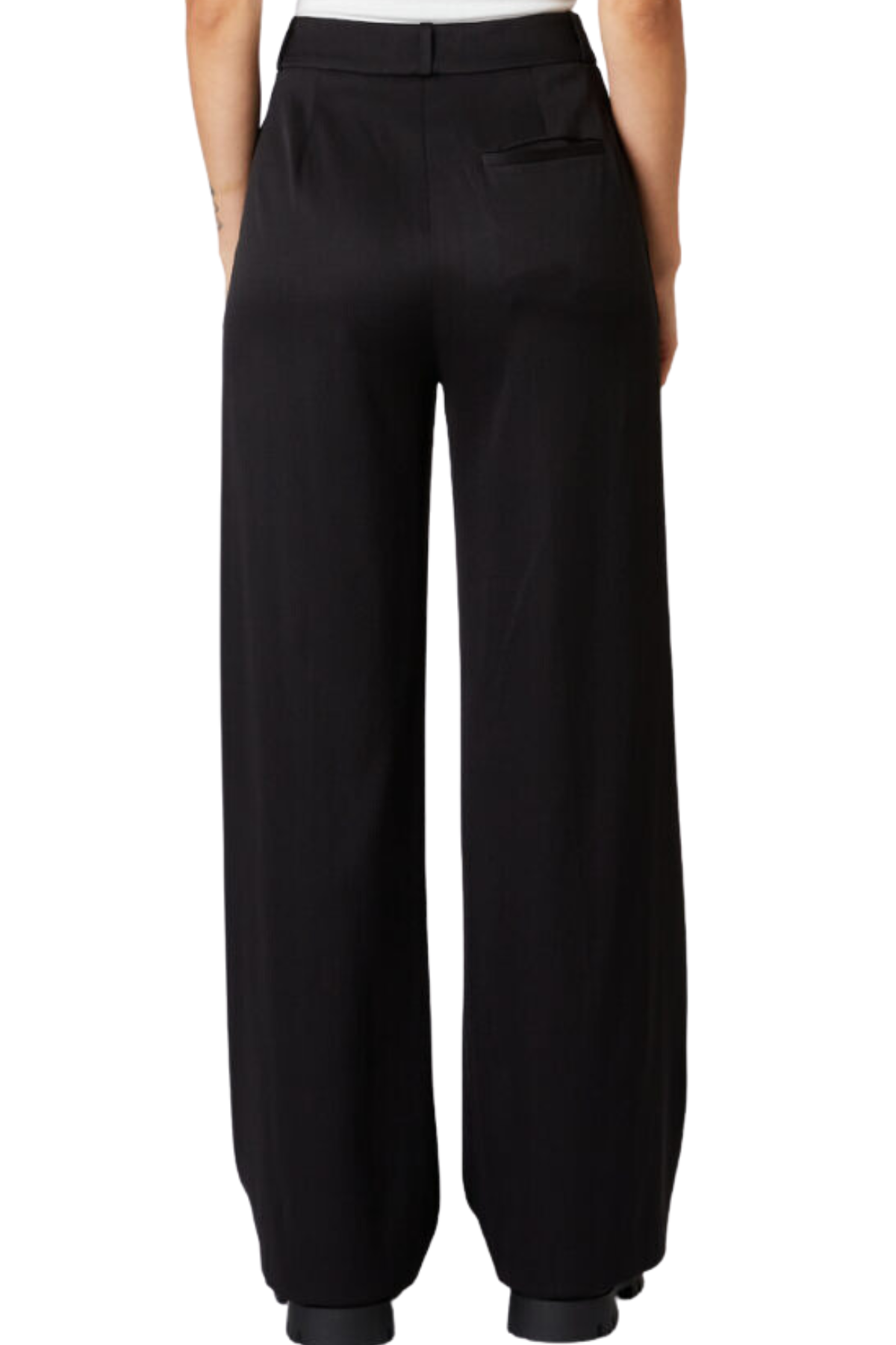 Gia Black Pleated Trousers