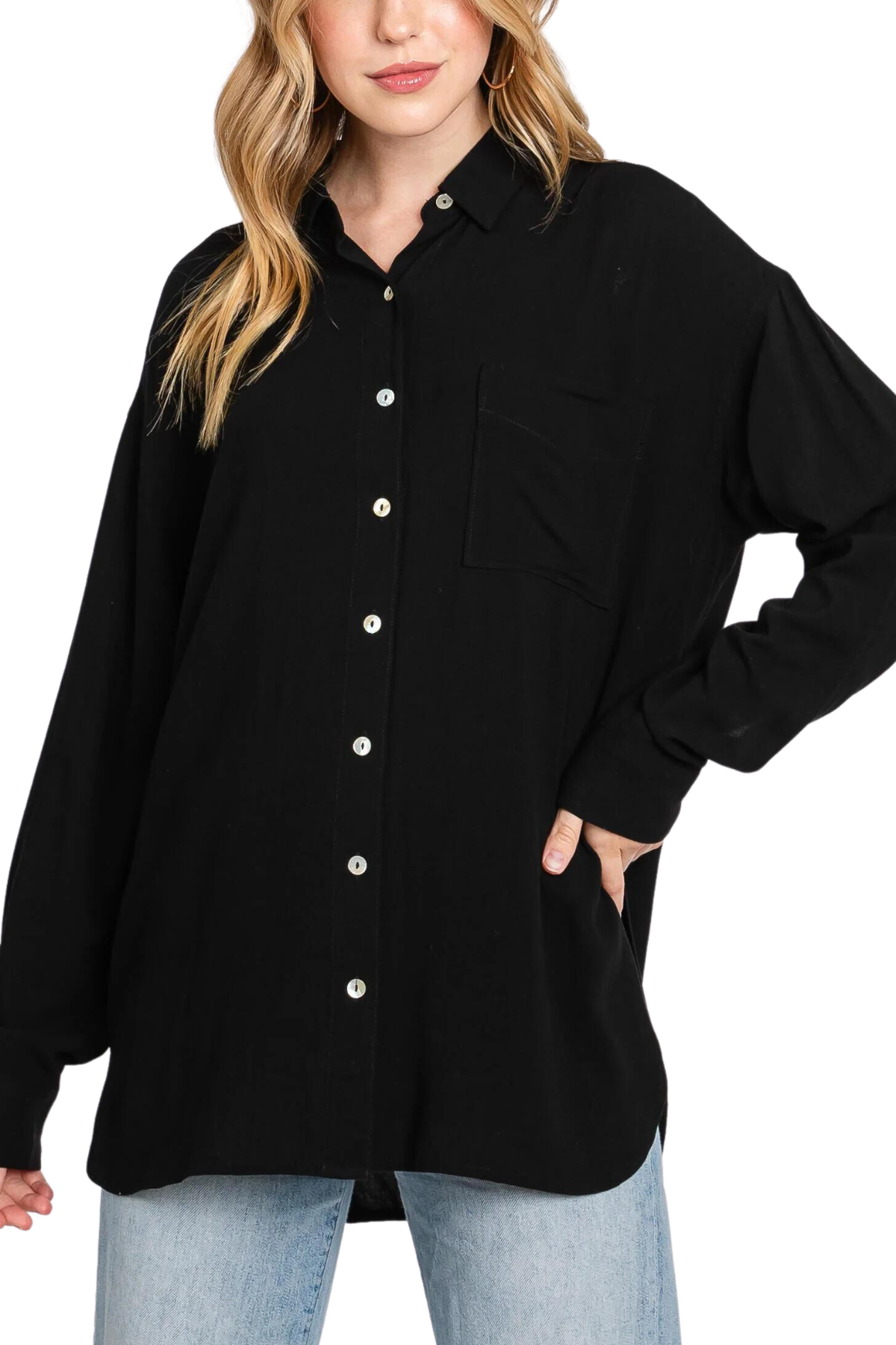 Tracey Simple Button-Up
