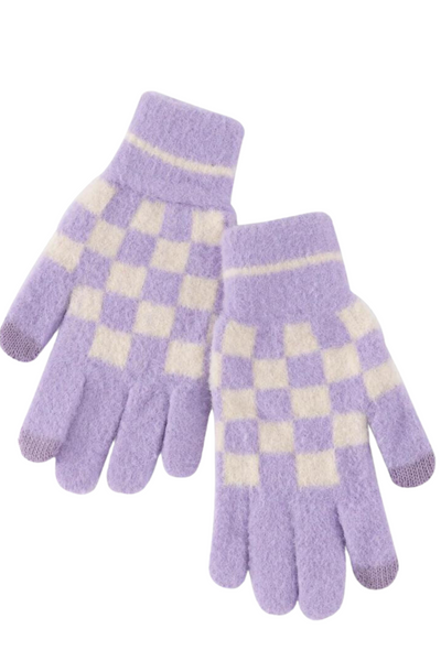 Tanner Checkered Gloves