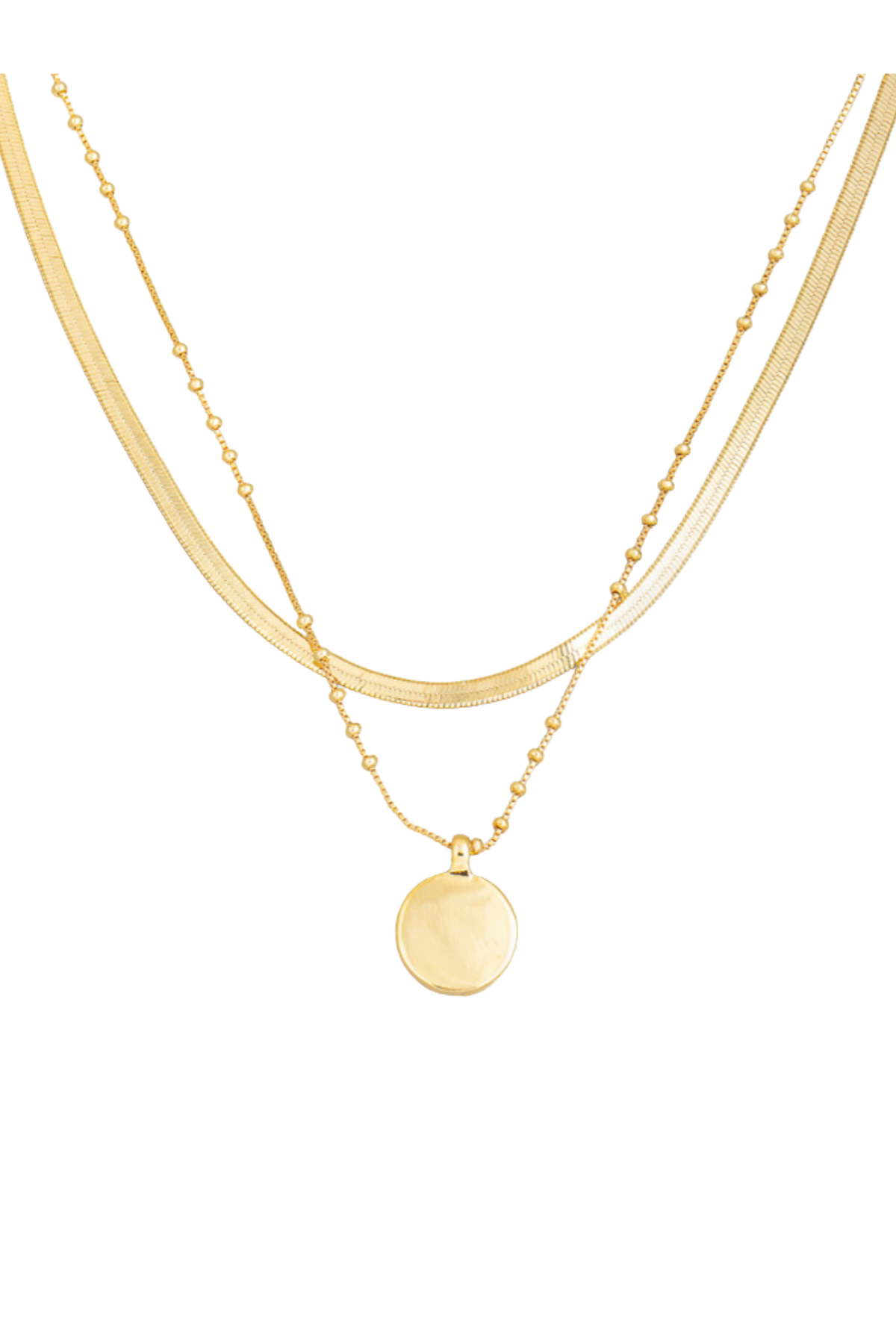 Janie Coin Layer Necklace