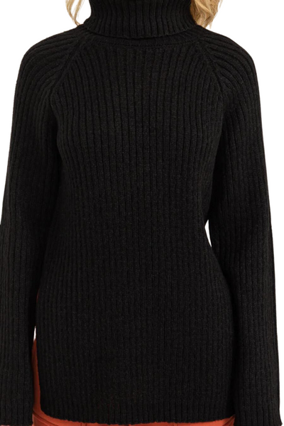 Lena Turtleneck Sweater - Black