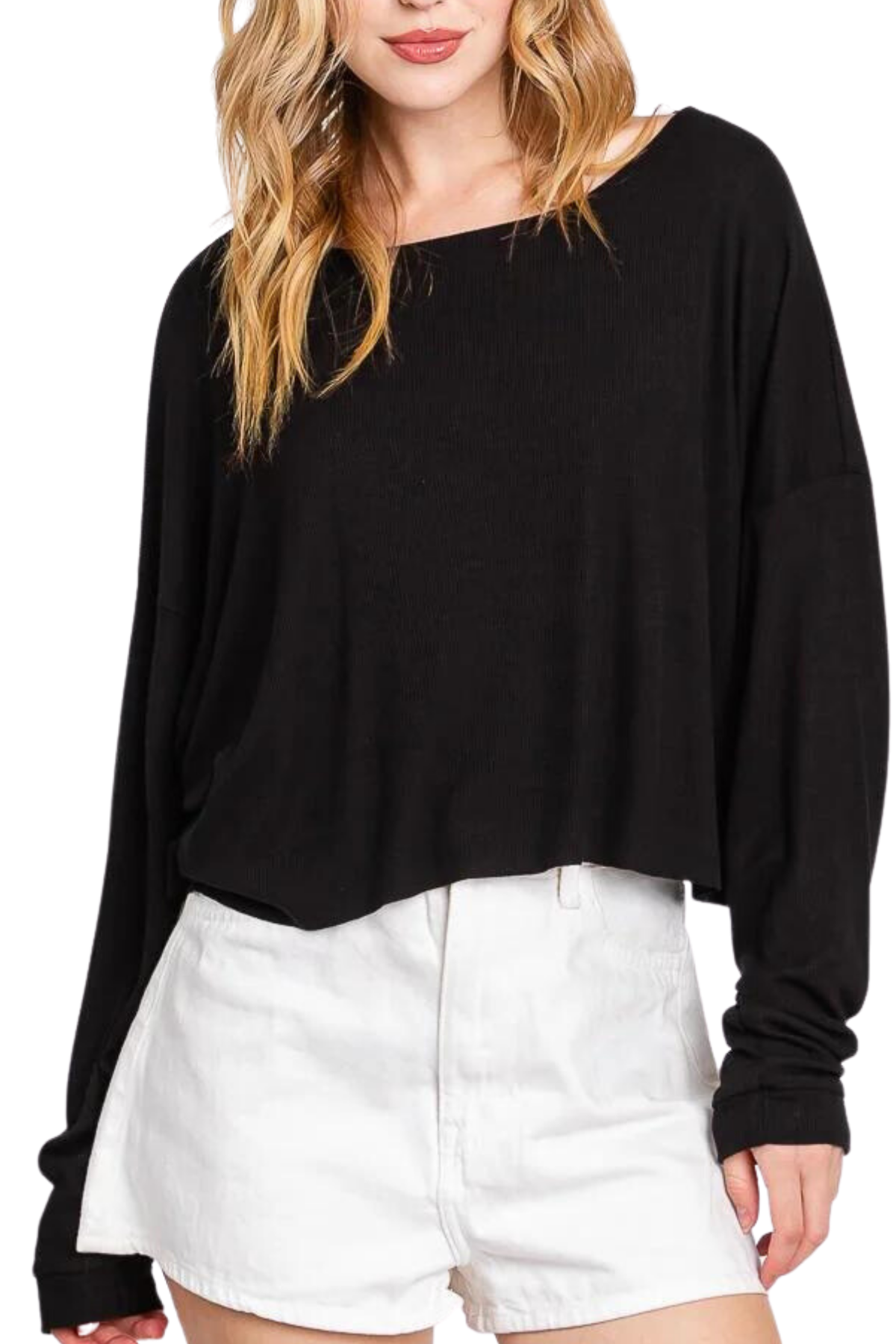 Basic Ribbed Long Sleeve Top