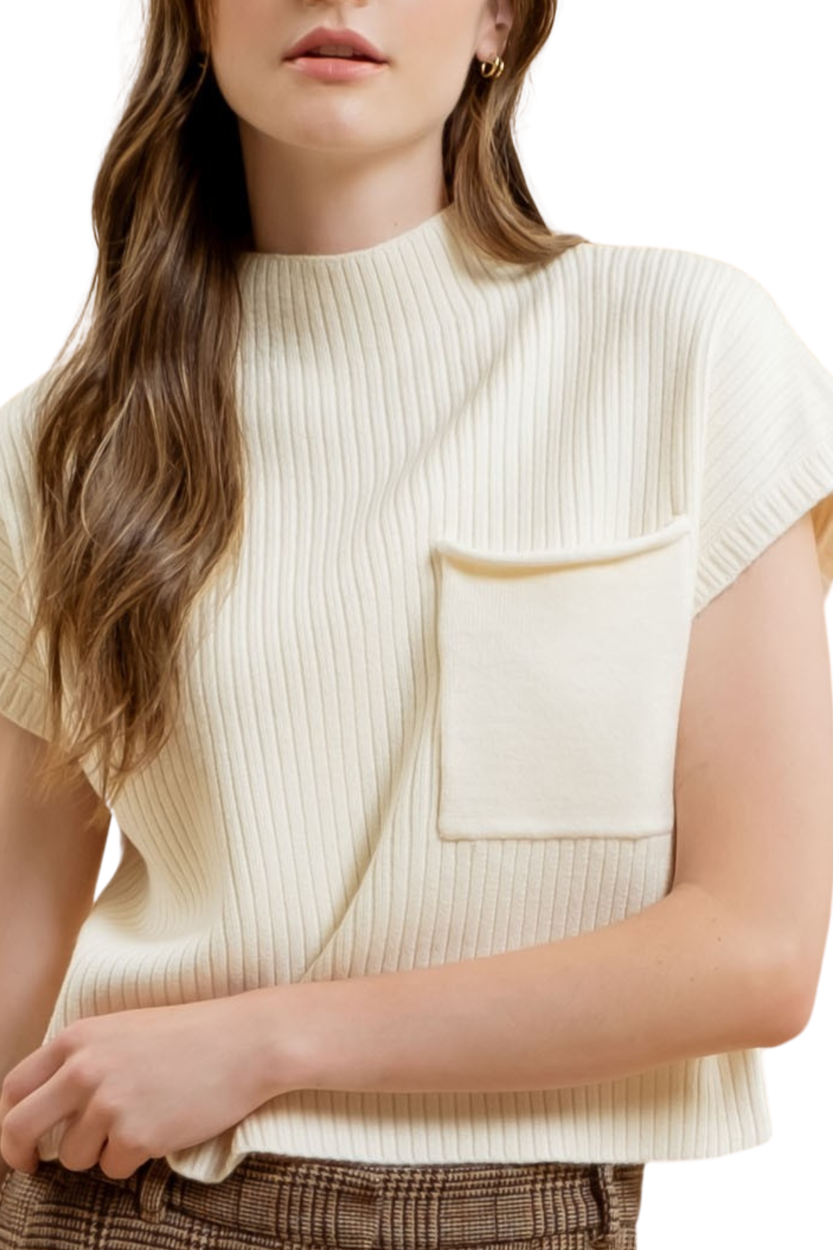 Dani Knit Top - Cream