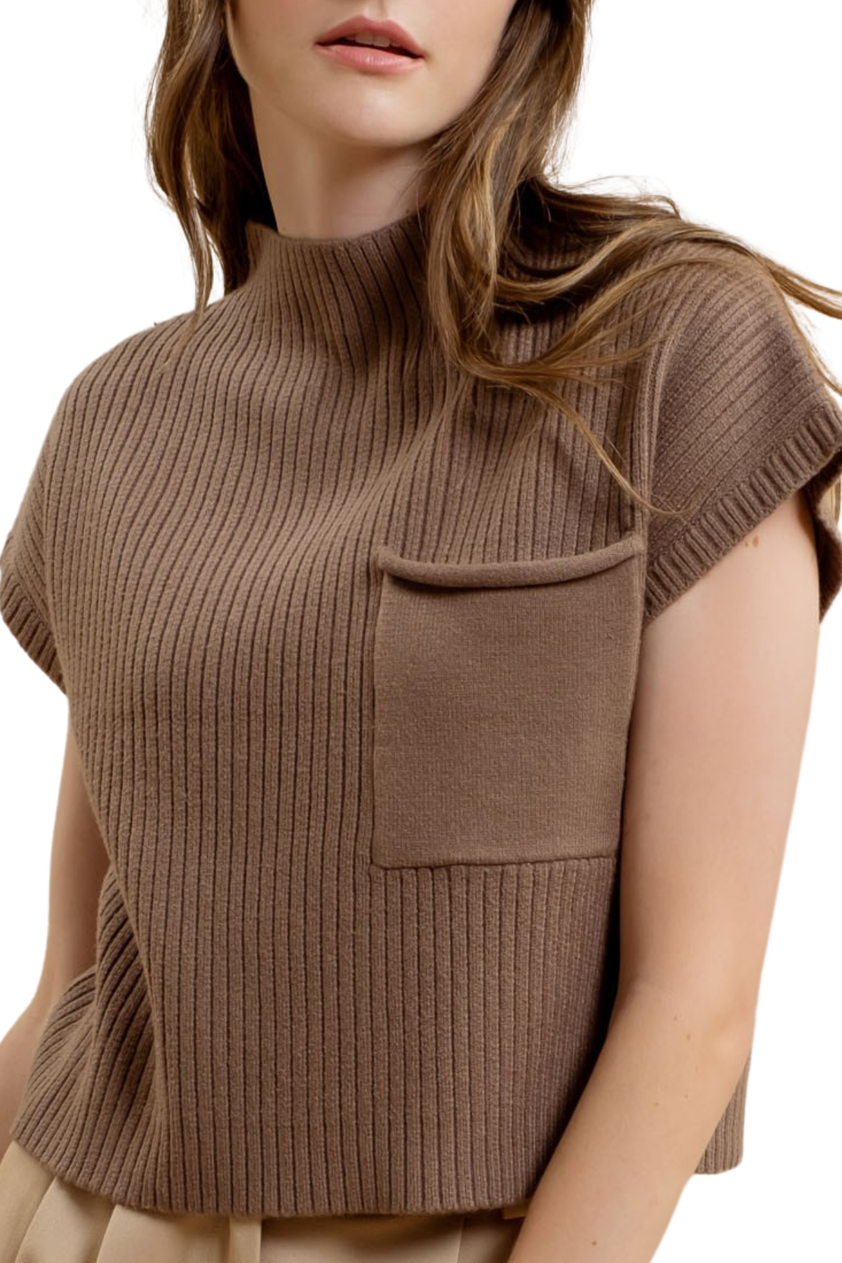 Dani Knit Top - Mocha