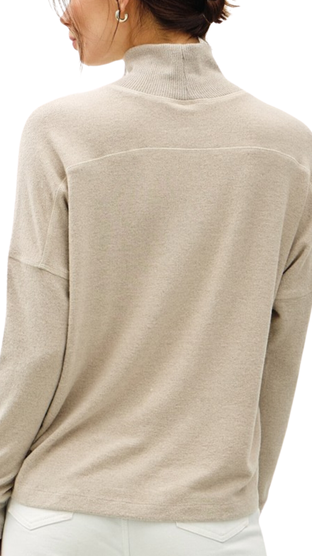 Elizabeth Soft Turtleneck - Taupe