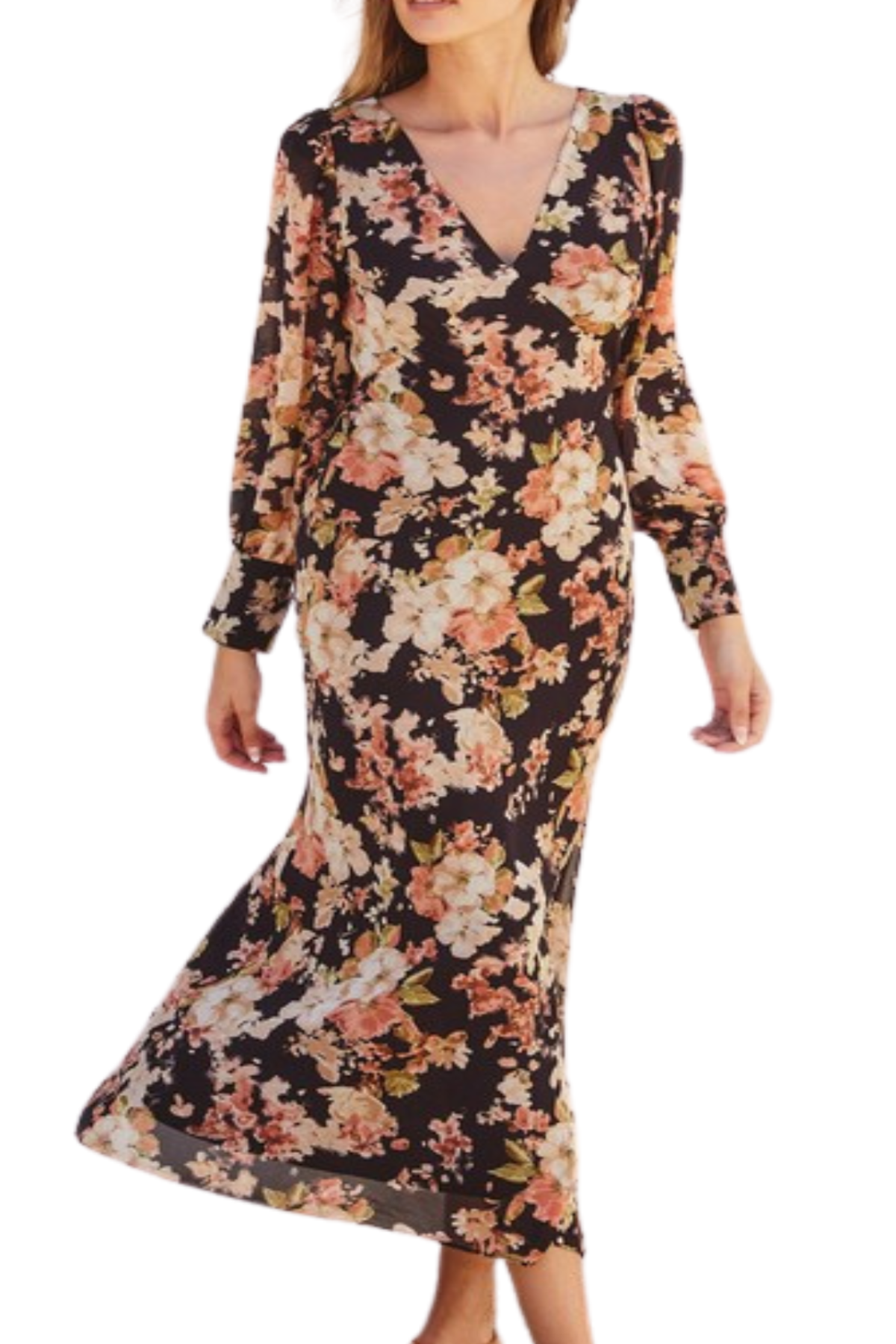 Shanna Long Sleeve Maxi Dress