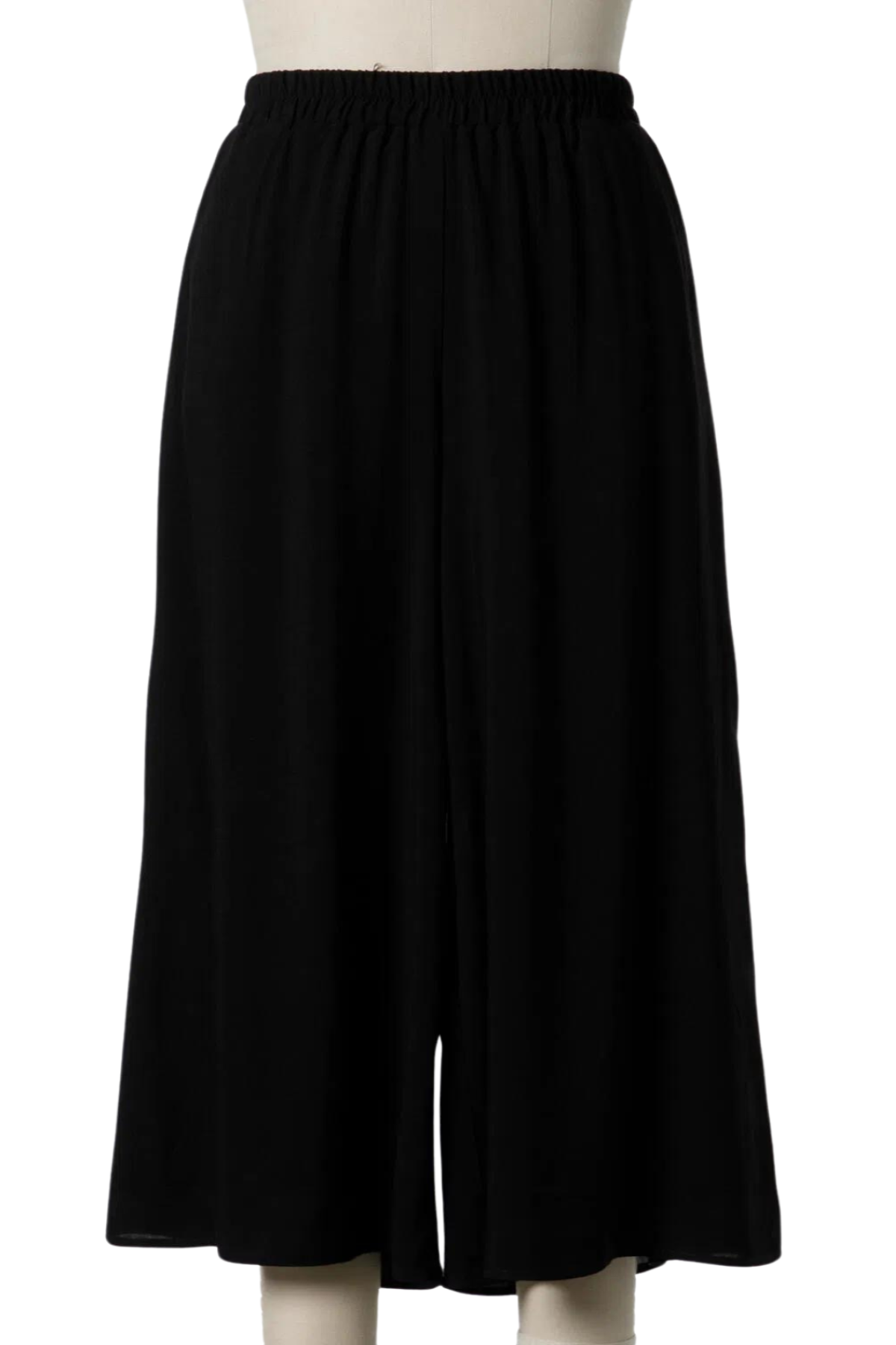 Wide Leg Flowy Pants - Black