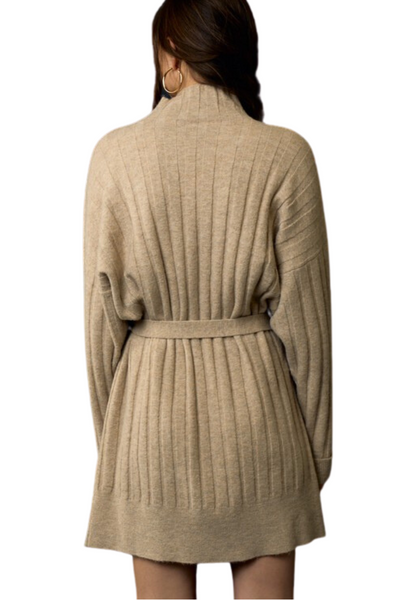 Marlene Ribbed Knit Sweater Dress