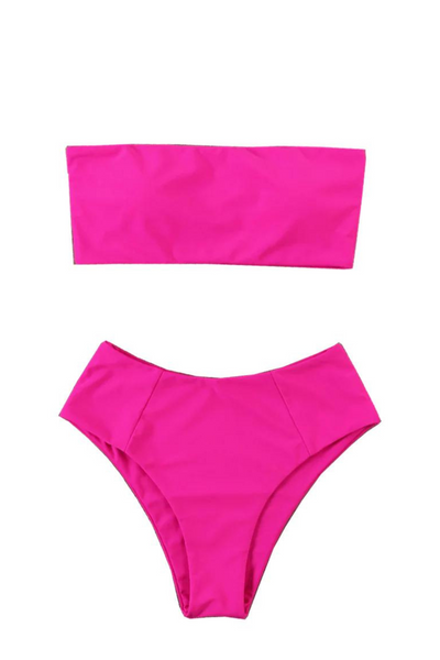 Malibu Bikini Top - Hot Pink