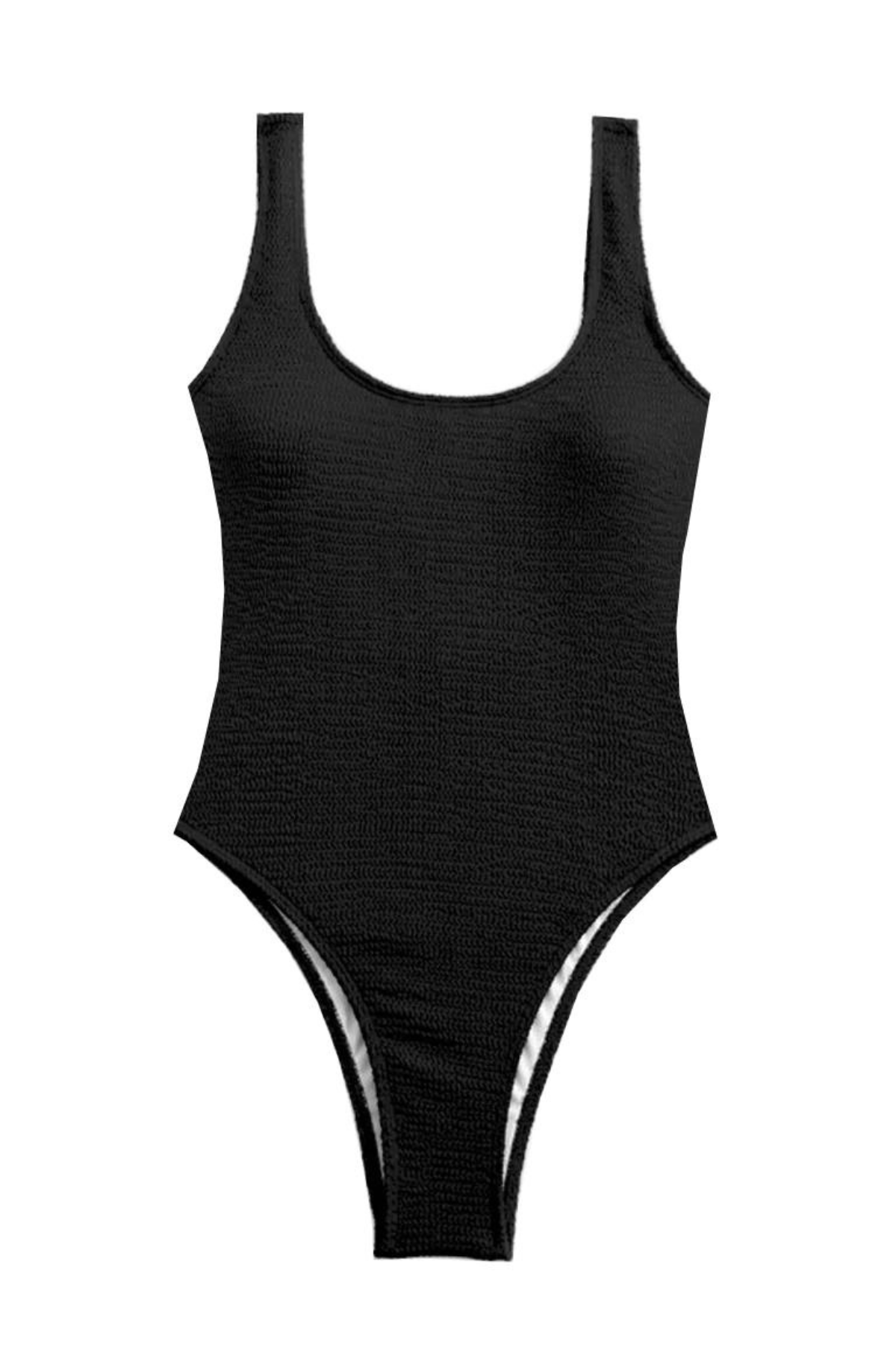 Tammy Crinkle One Piece Swimsuit - Black