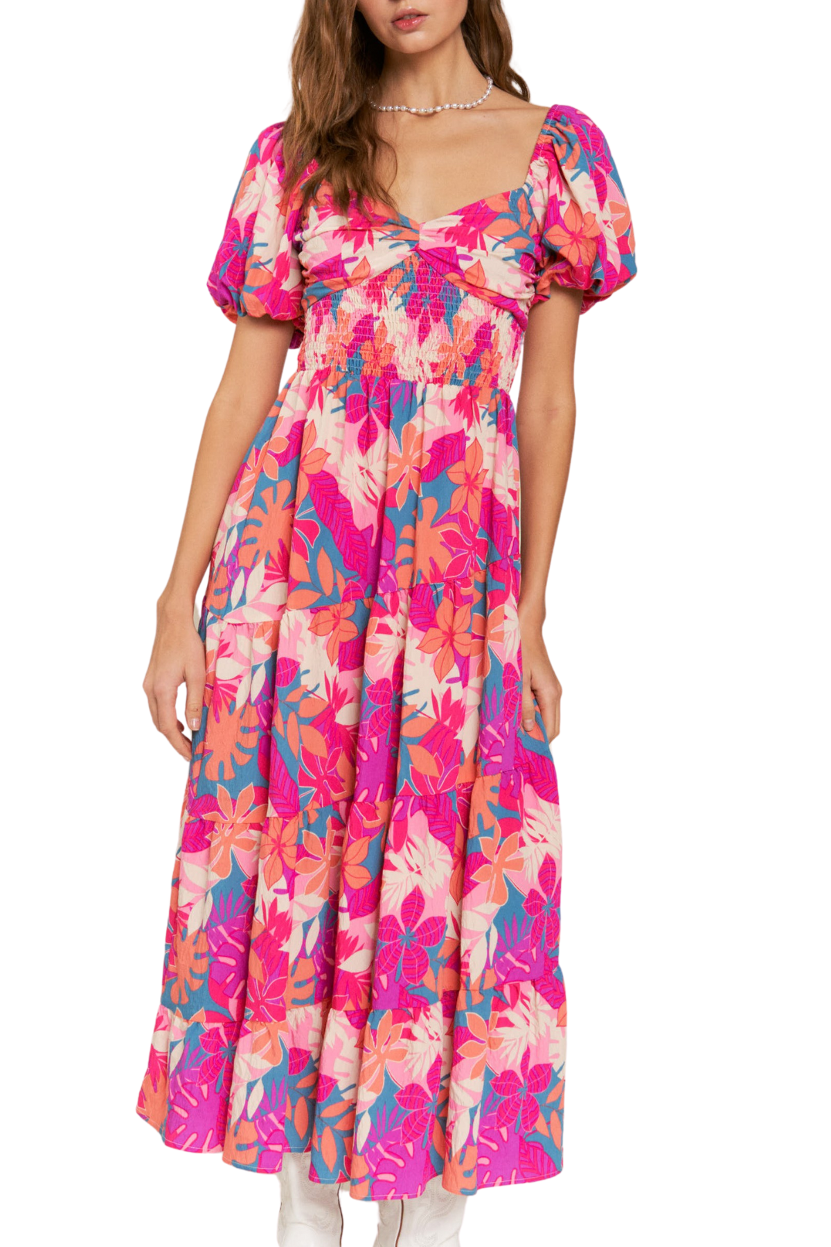 Ariana Floral Maxi Dress – Frakas Boutique