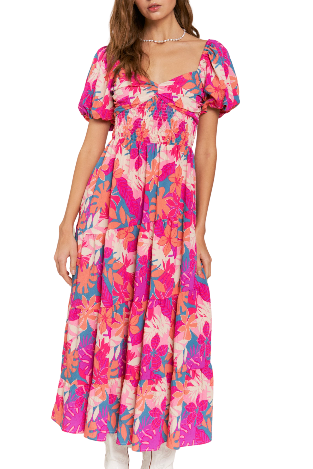 Ariana Floral Maxi Dress