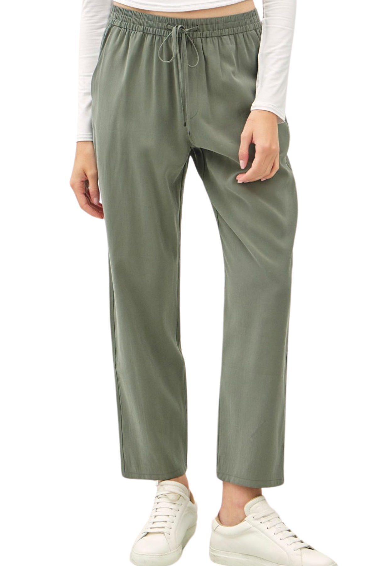 Viv Drawstring Pants - Green