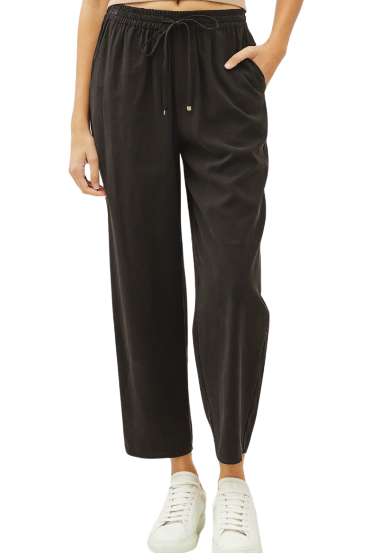 Viv Drawstring Pants - Black