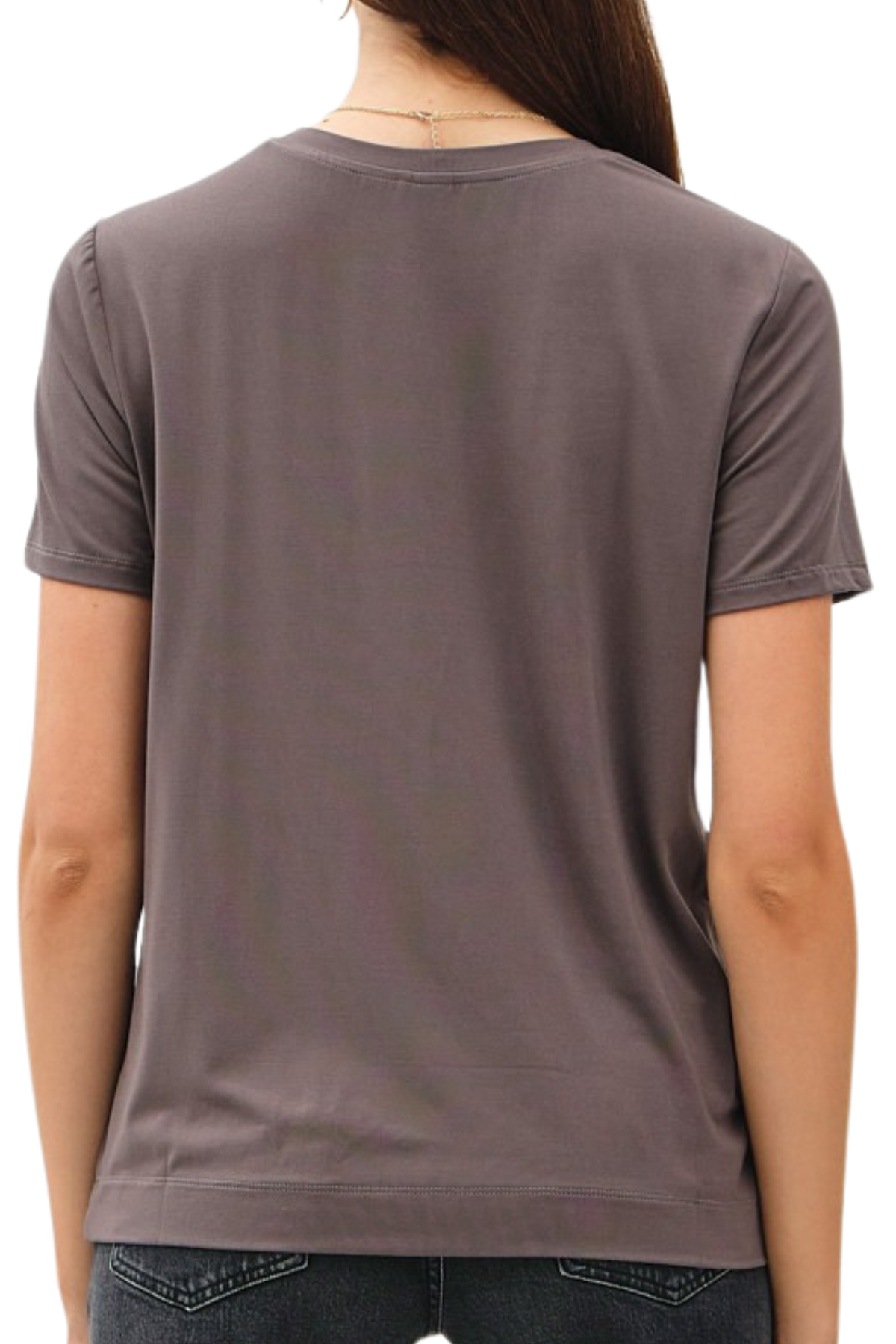 Bamboo Basic T-Shirt - Charcoal