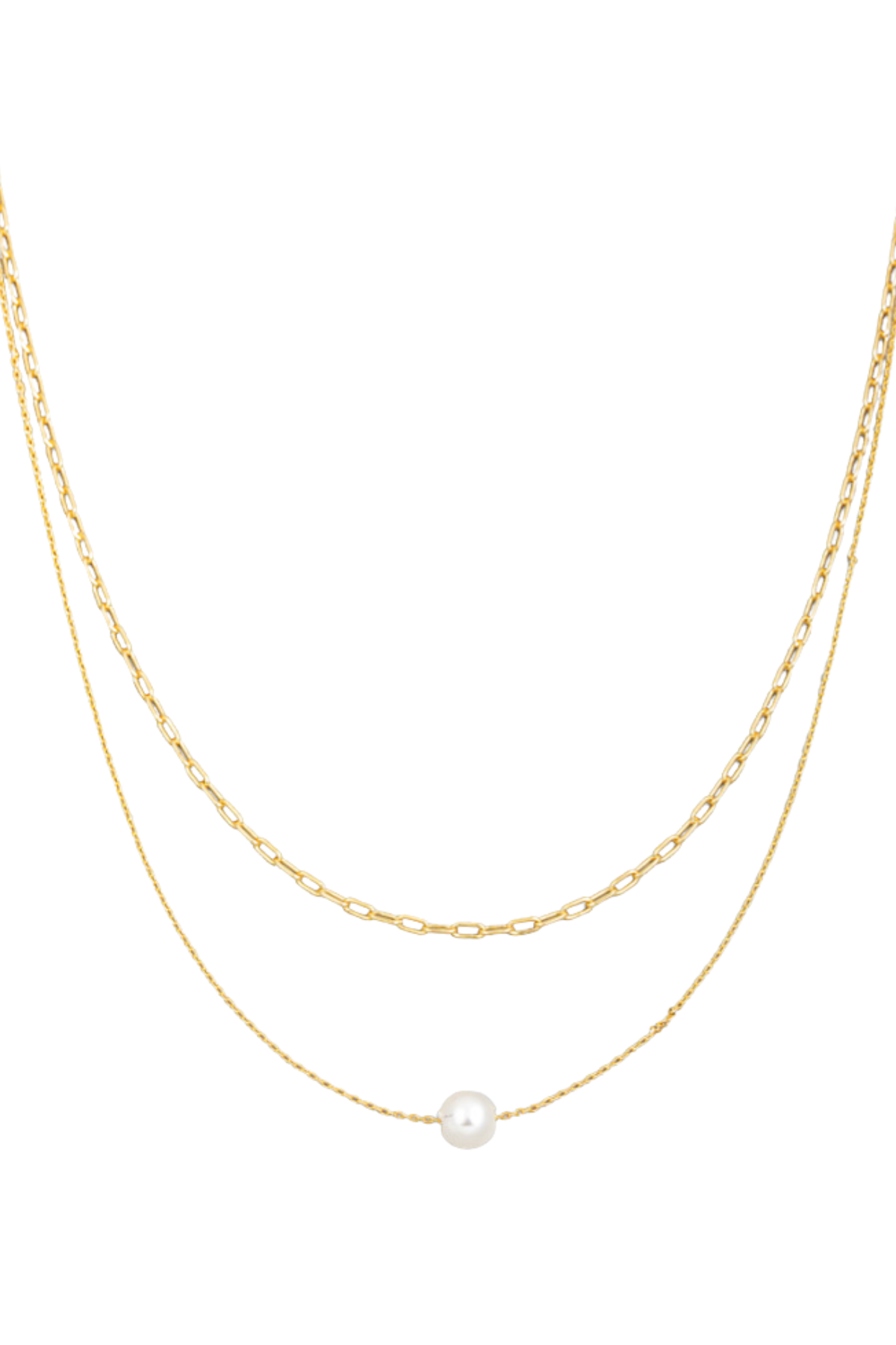 Sia Pearl Layer Necklace