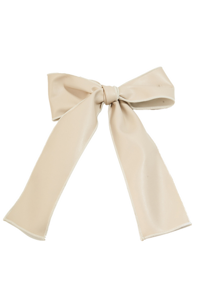 Campbell Glossy Bow Clip