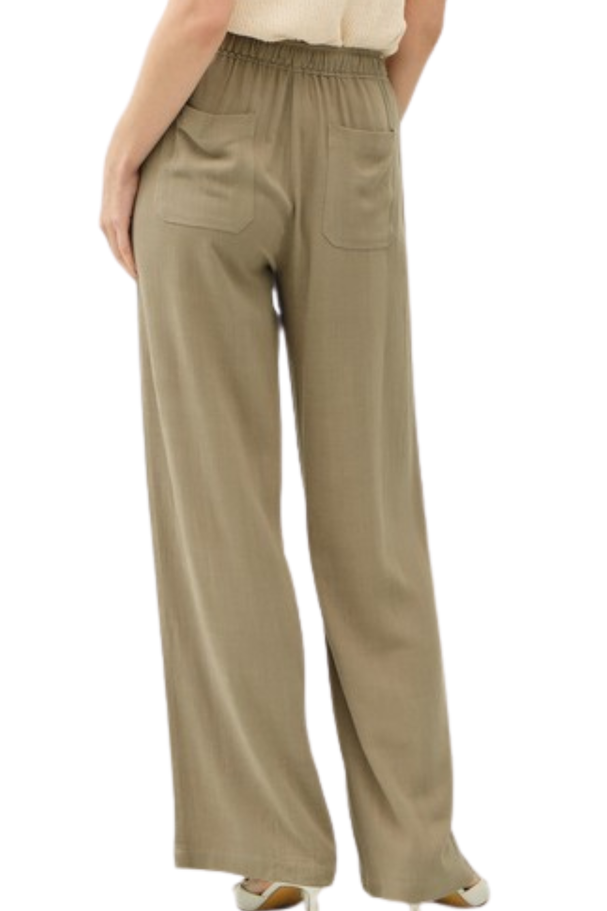 Dani Flowy Pants - Khaki