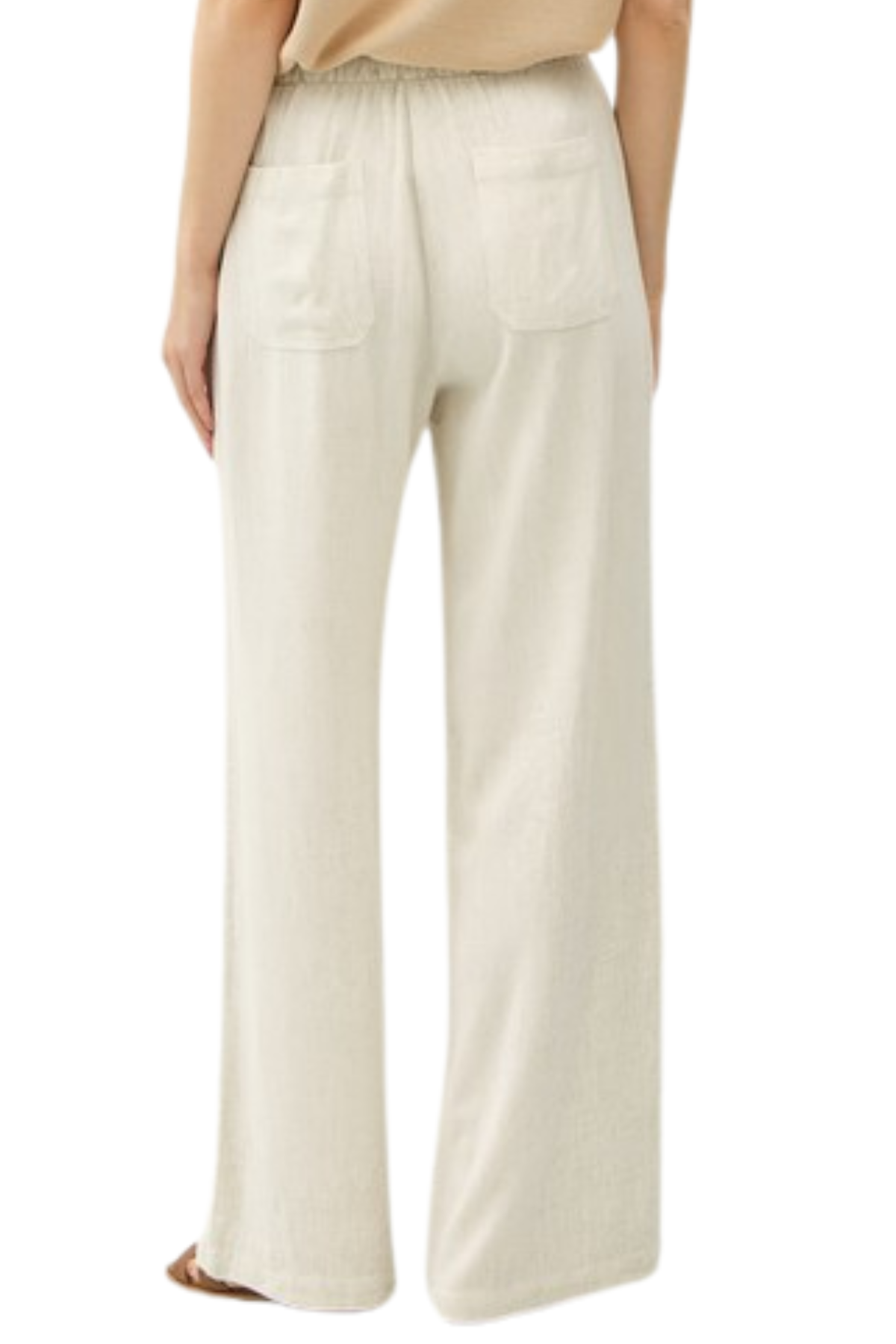 Dani Flowy Pants - Natural