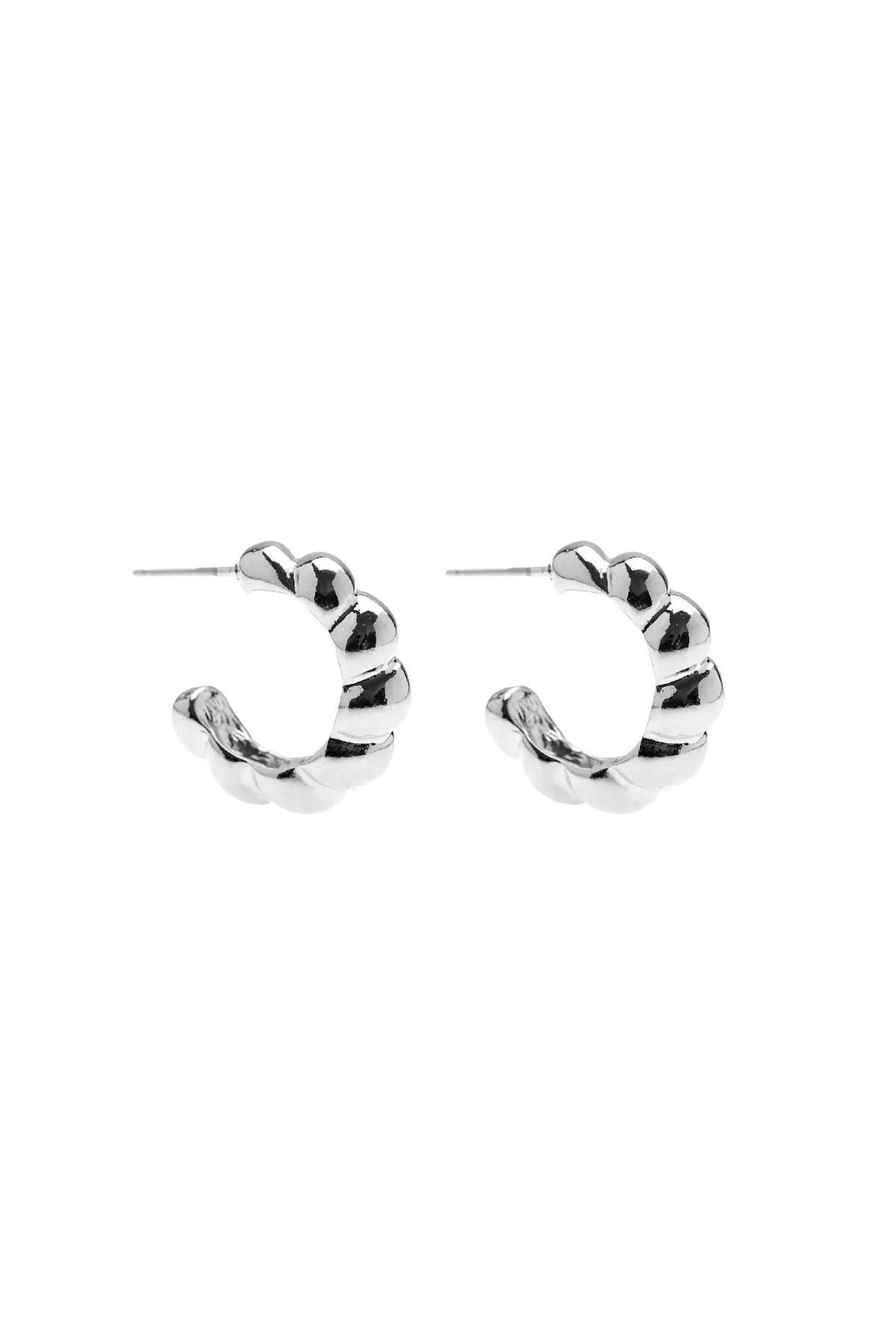 Foxy Originals - Croissant Earrings - Silver