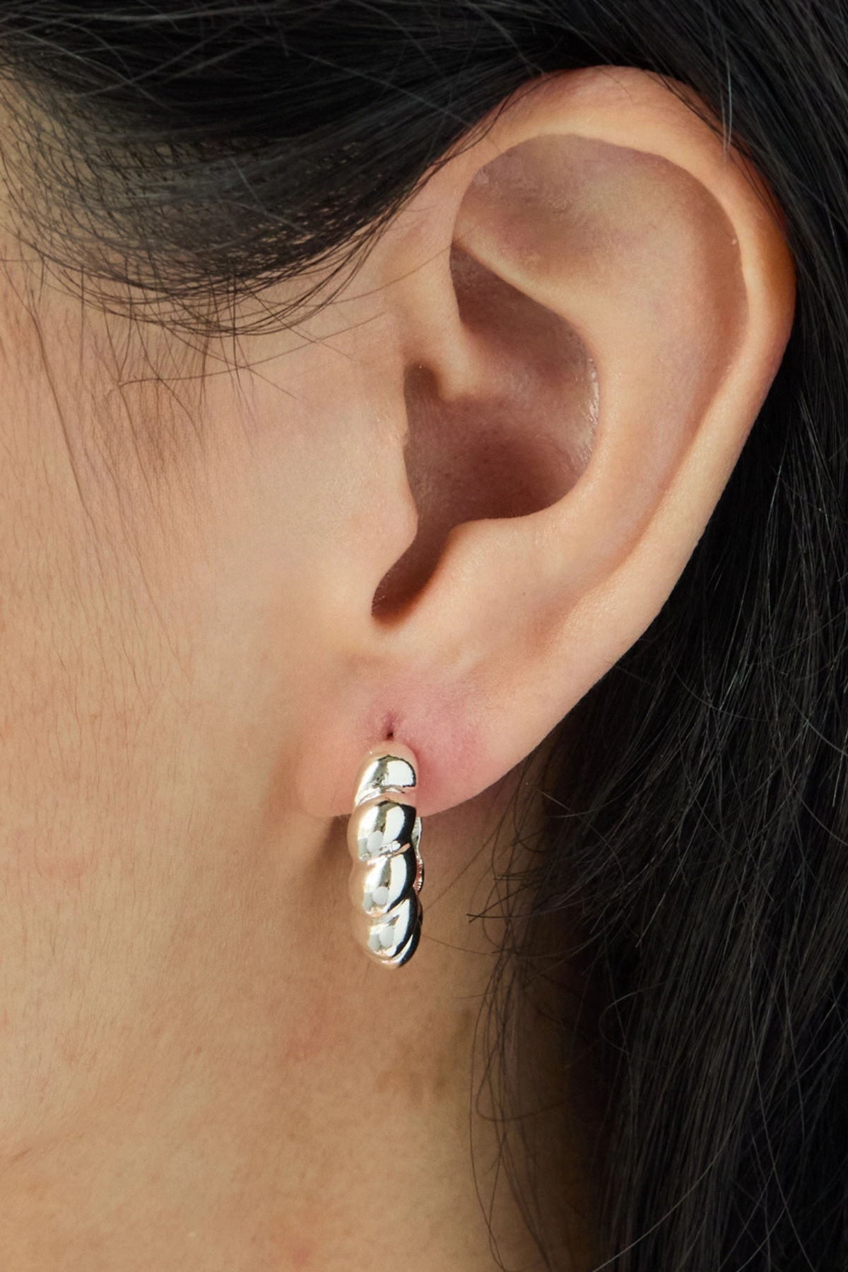 Foxy Originals - Croissant Earrings - Silver