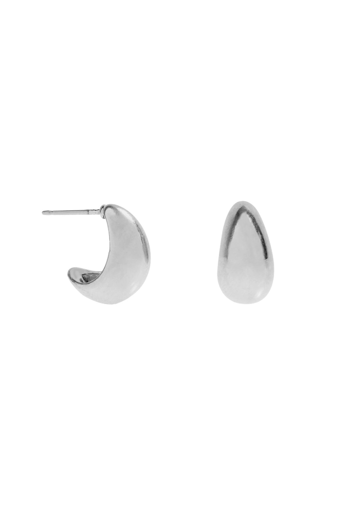 Foxy Originals - Teardrop Earrings - Silver