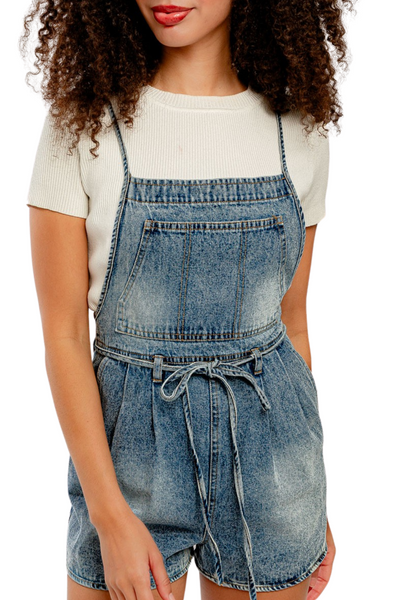 Cassandra Denim Romper
