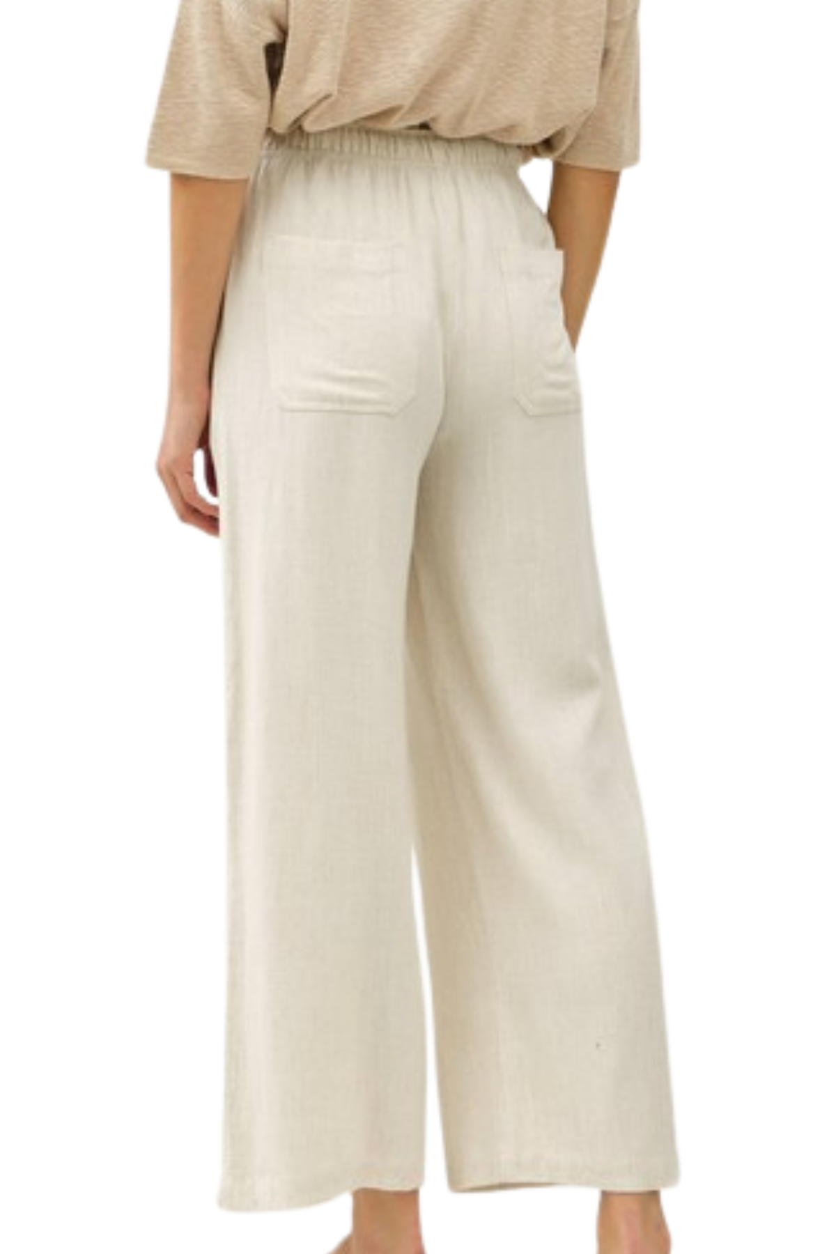 Jessa Cropped Pants - Natural