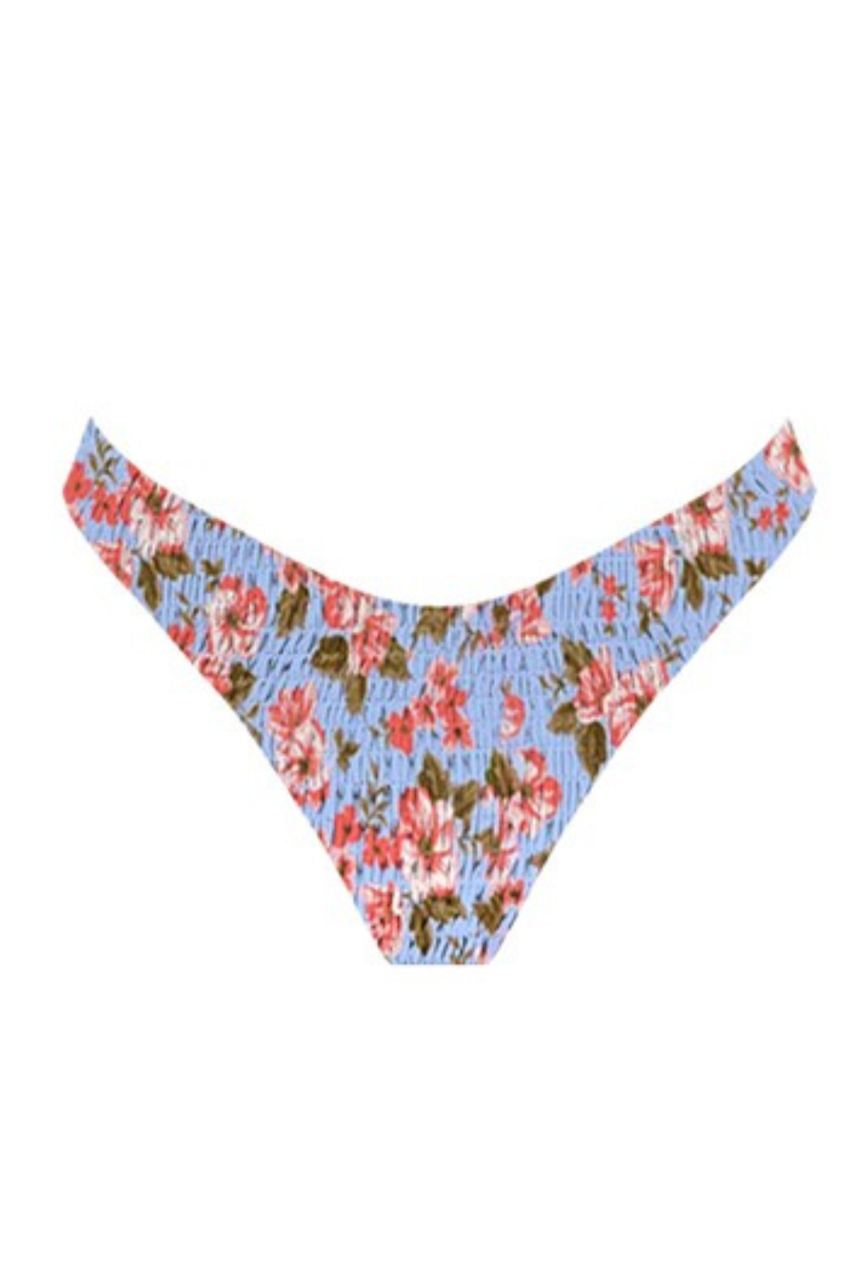 Destiny Floral Bikini Bottom- Blue