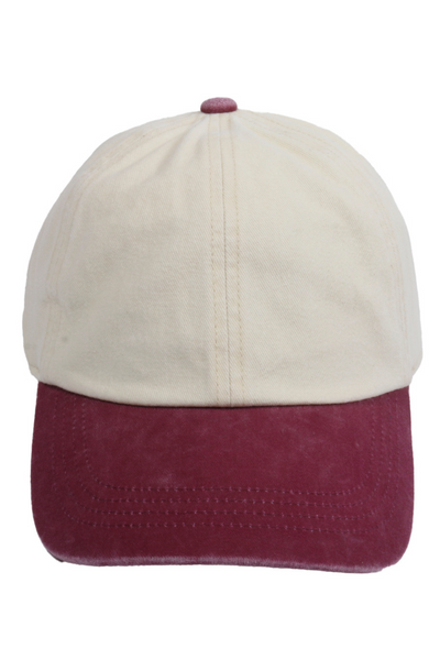 Two-Tone Baseball Hat