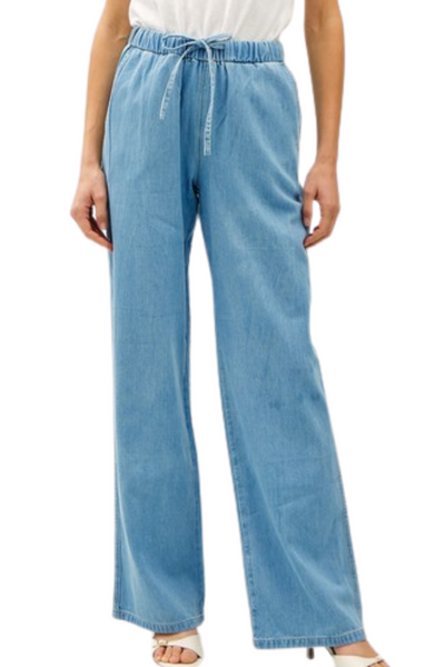 Gina Flowy Denim Pants