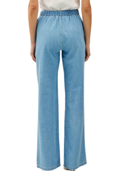 Gina Flowy Denim Pants