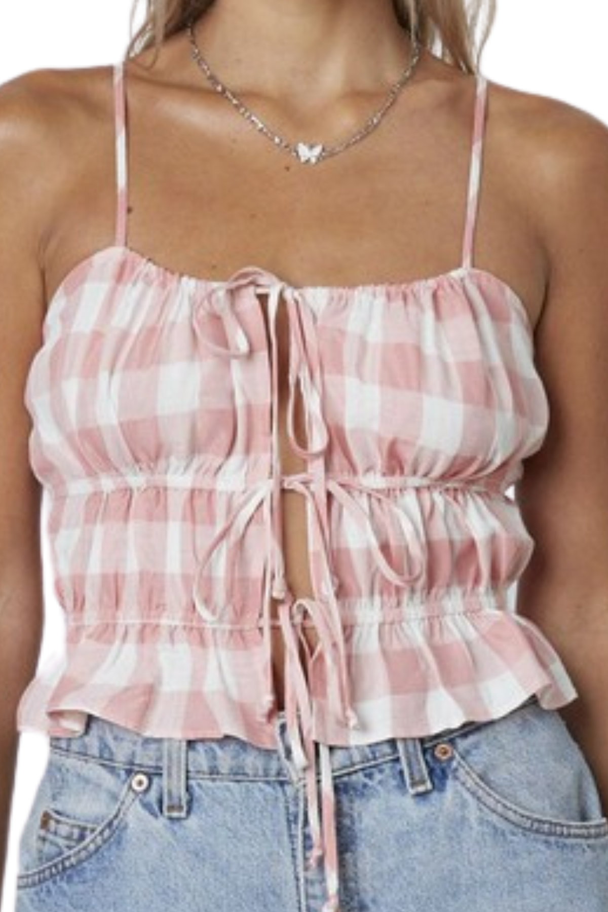 Britta Gingham Top