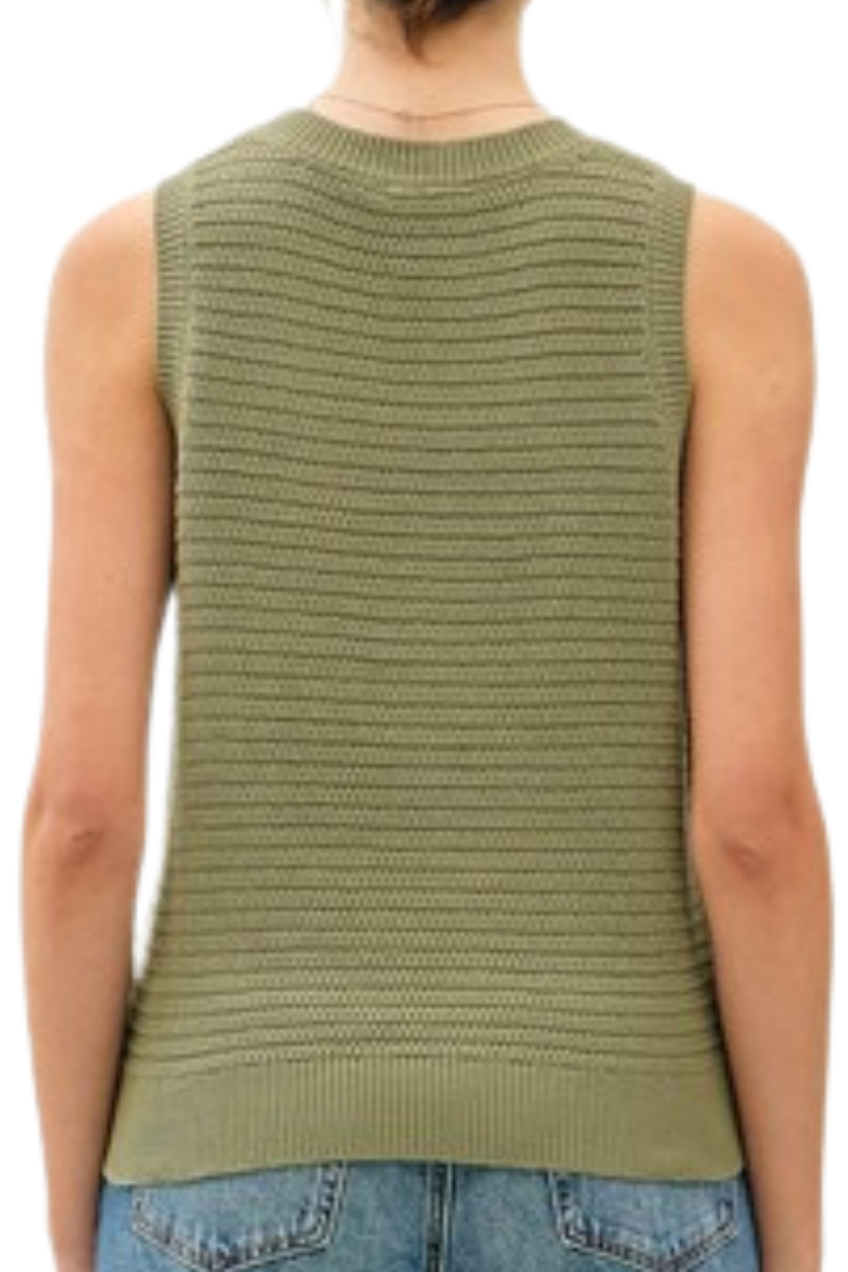 Maura Knit Tank - Olive