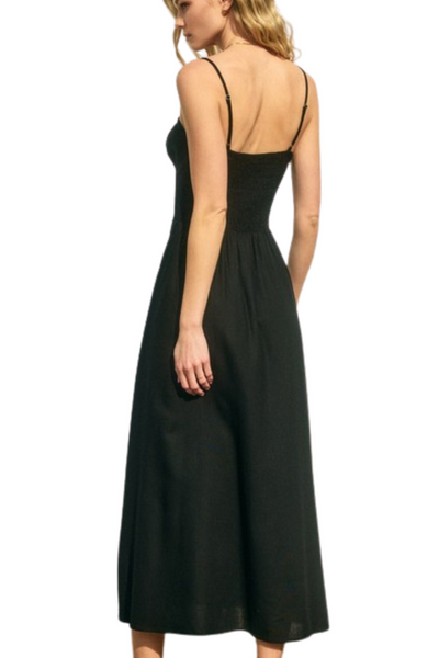 Heavenly Midi Dress - Black