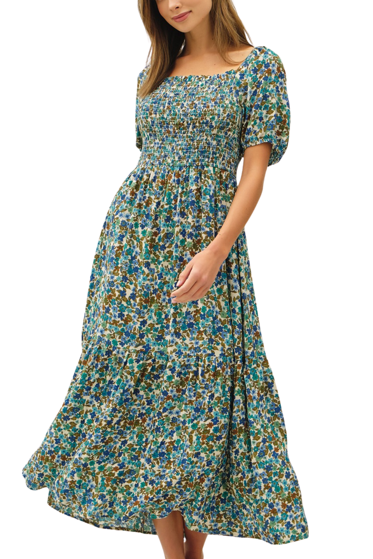 Daphne Floral Maxi Dress