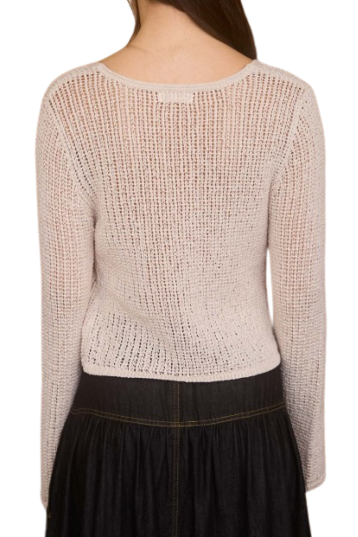 Cala Crochet Cardigan - Natural
