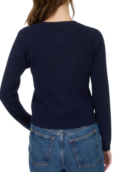 Andy Lightweight Cardigan - Navy