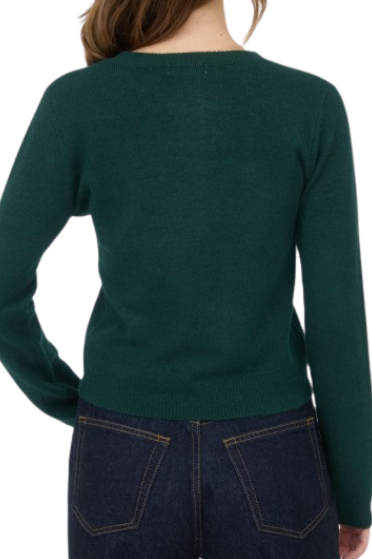 Andy Lightweight Cardigan - Hunter Green