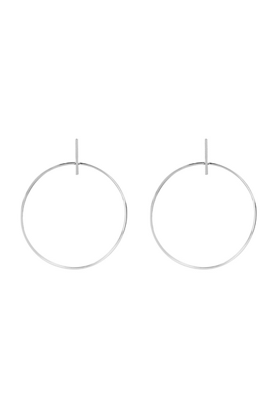 Harmony Drop Hoop Earrings