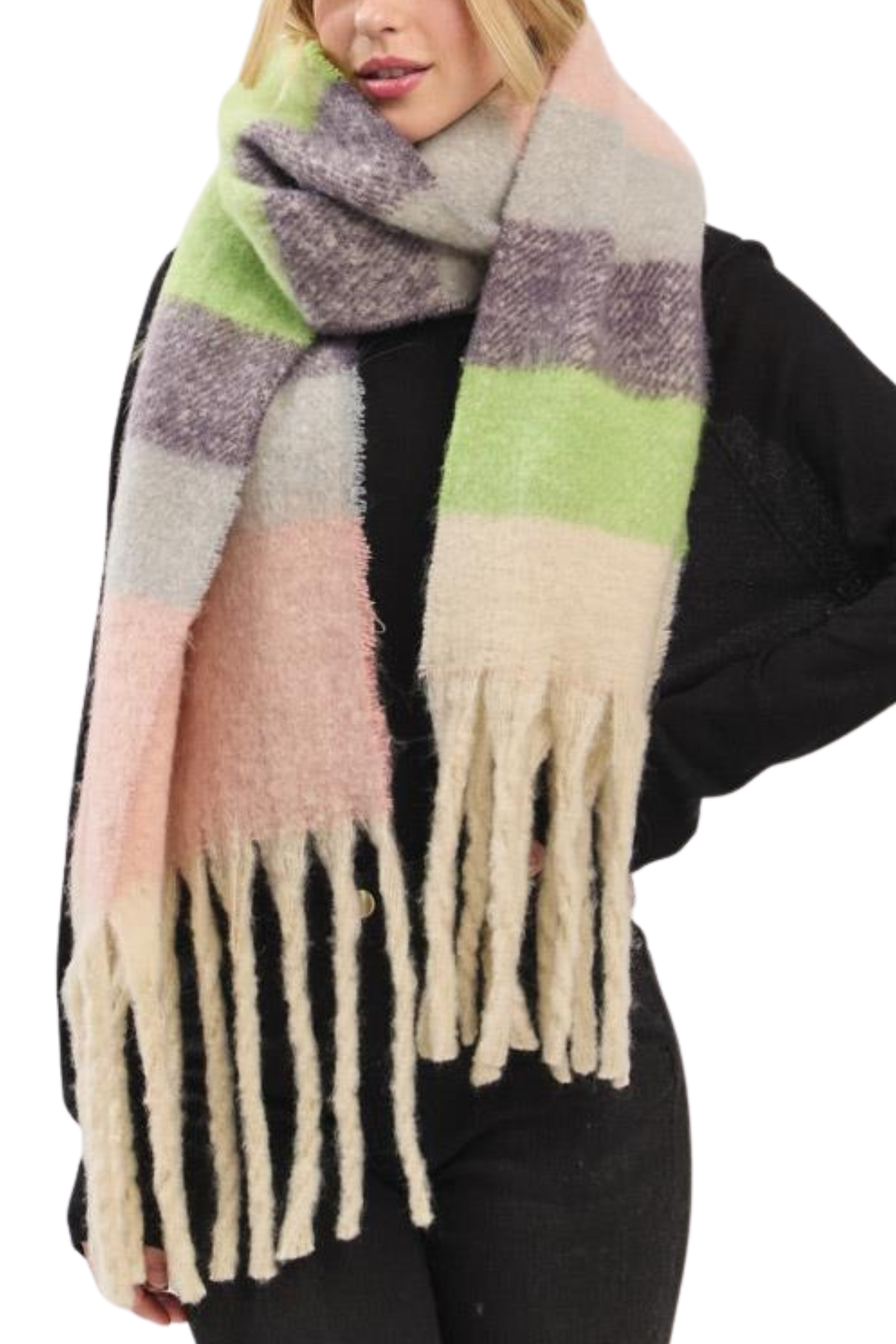 Hazel Fringe Scarf