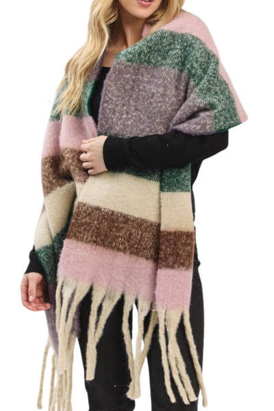 Hazel Fringe Scarf