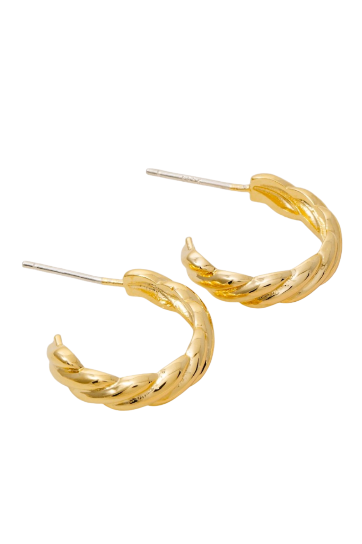 Poppy Twist Hoops