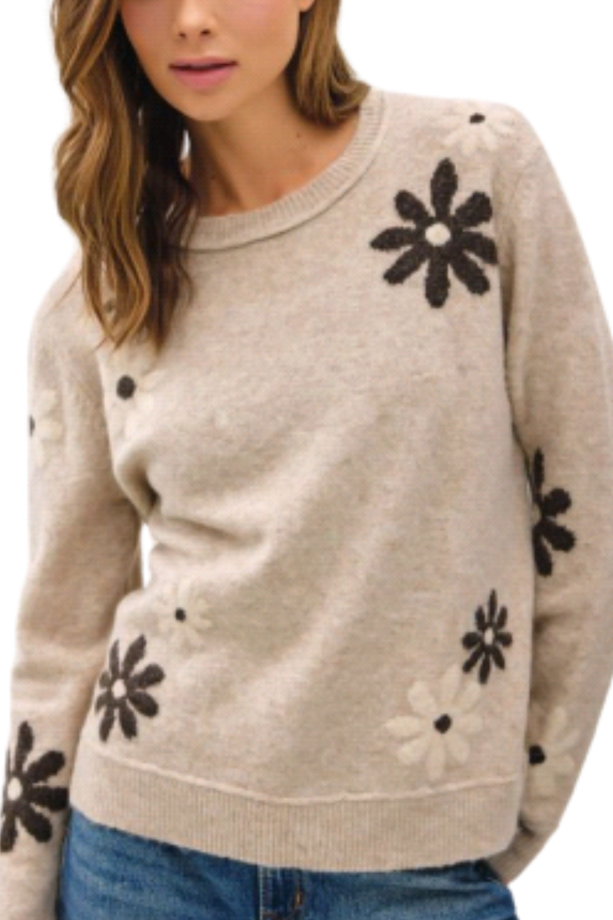 Flora Printed Sweater