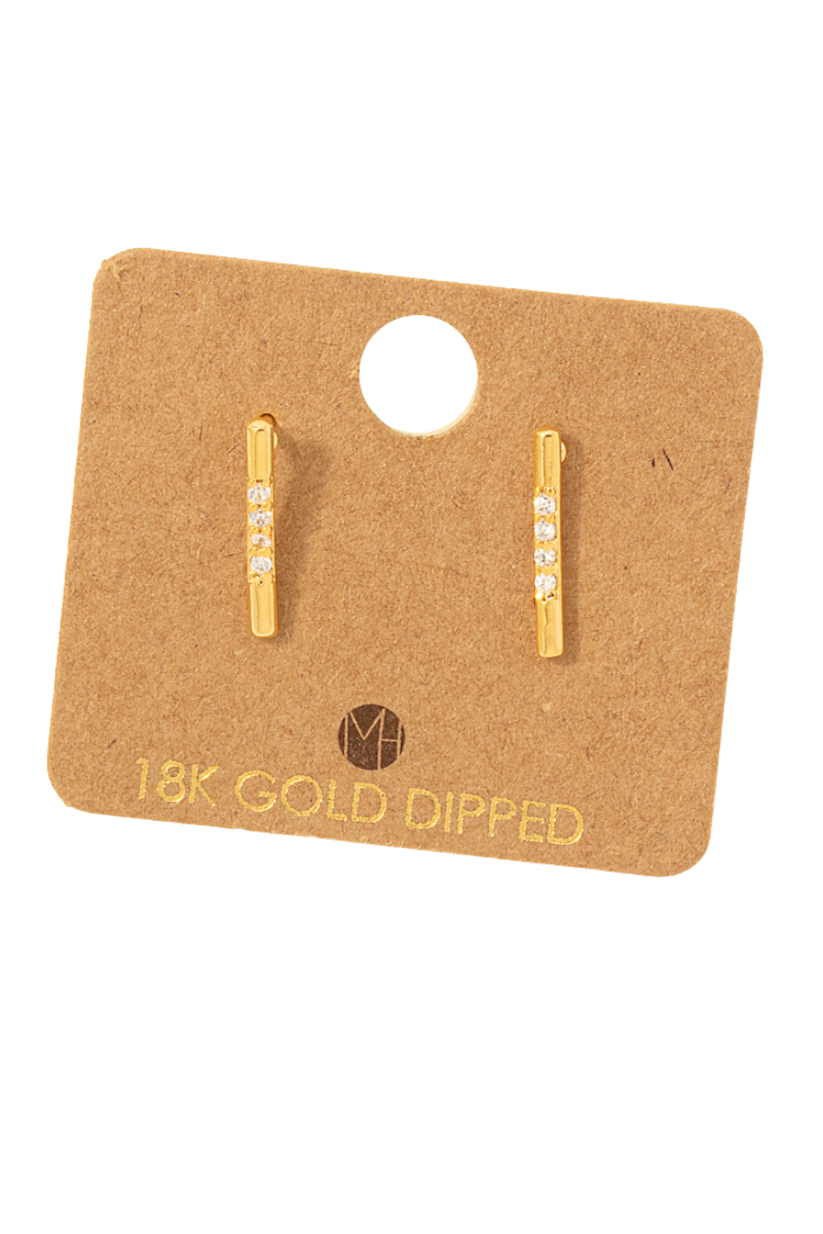 Rhinestone Bar Studs