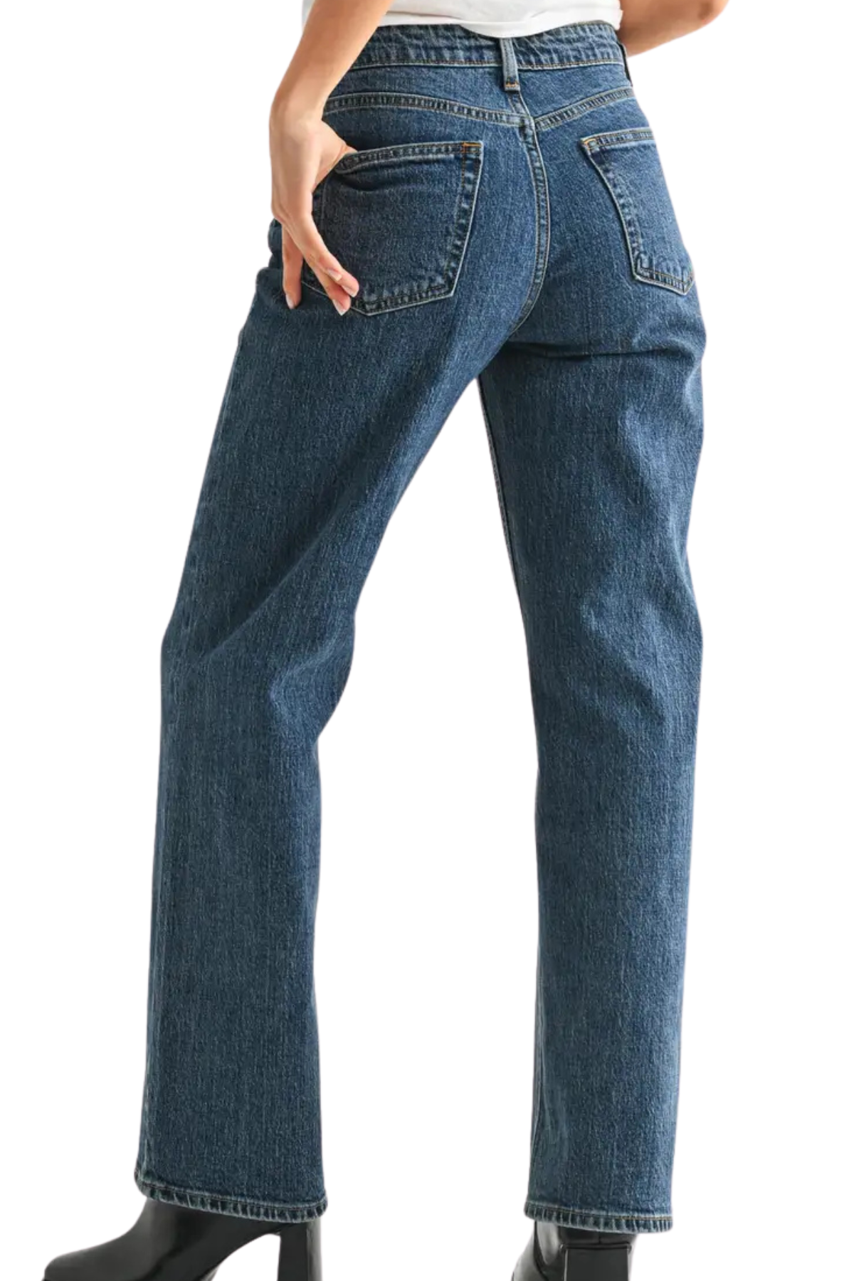 Just Black Retro Straight - Dark Wash