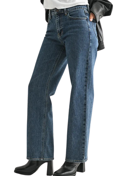 Just Black Retro Straight - Dark Wash