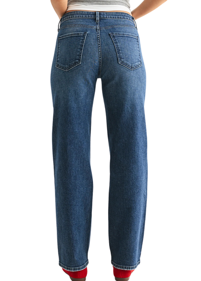 Just Black Stretchy Straight - Dark Wash