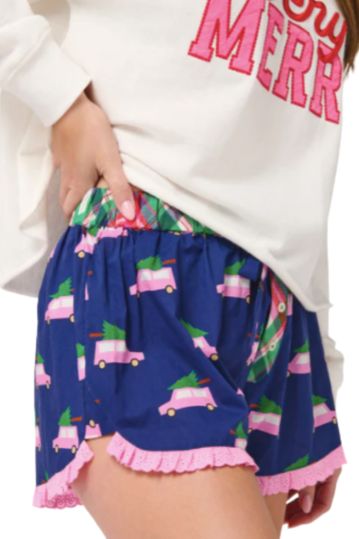 Pink Car Boxer Shorts